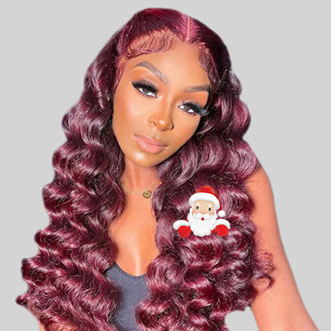 Colored Lace Front Wig Human Hair